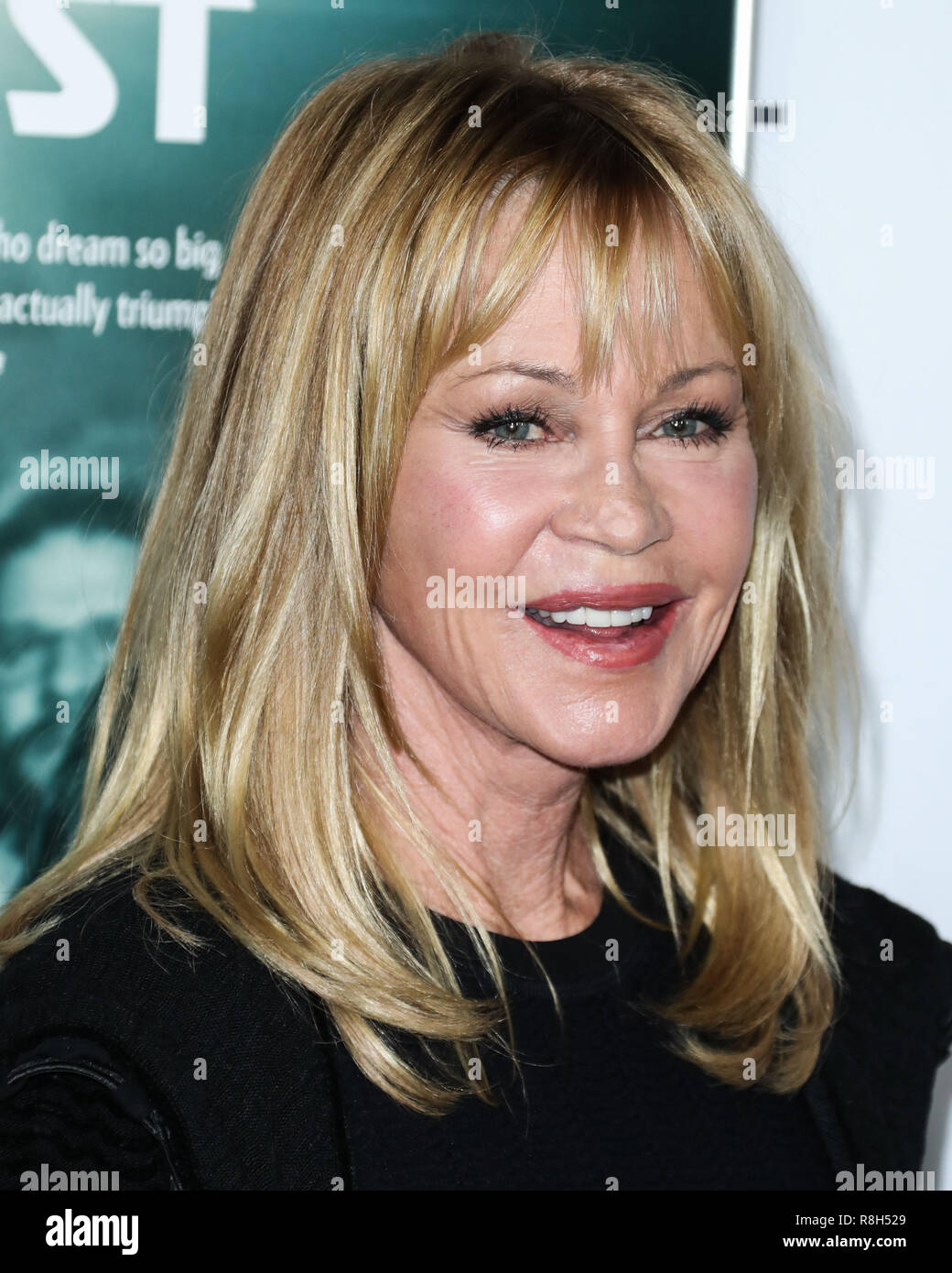 HOLLYWOOD, LOS ANGELES, CA, USA - NOVEMBER 12: Melanie Griffith arrives at the AFI FEST 2017 - Screening Of 'The Disaster Artist' held at the TCL Chinese Theatre IMAX on November 12, 2017 in Hollywood, Los Angeles, California, United States. (Photo by Xavier Collin/Image Press Agency) Stock Photo