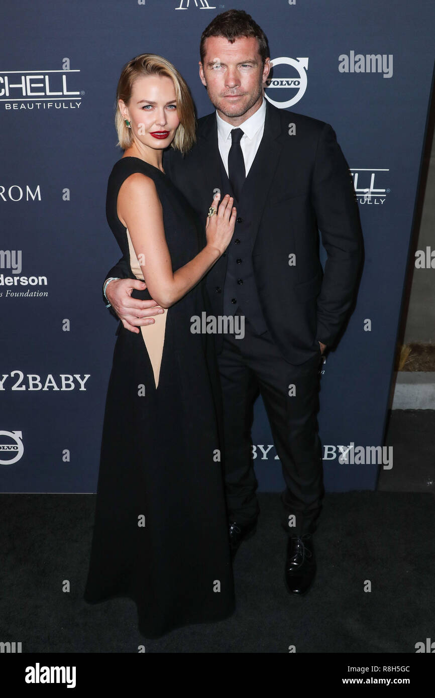 CULVER CITY, LOS ANGELES, CA, USA - NOVEMBER 11: Lara Bingle, Sam
