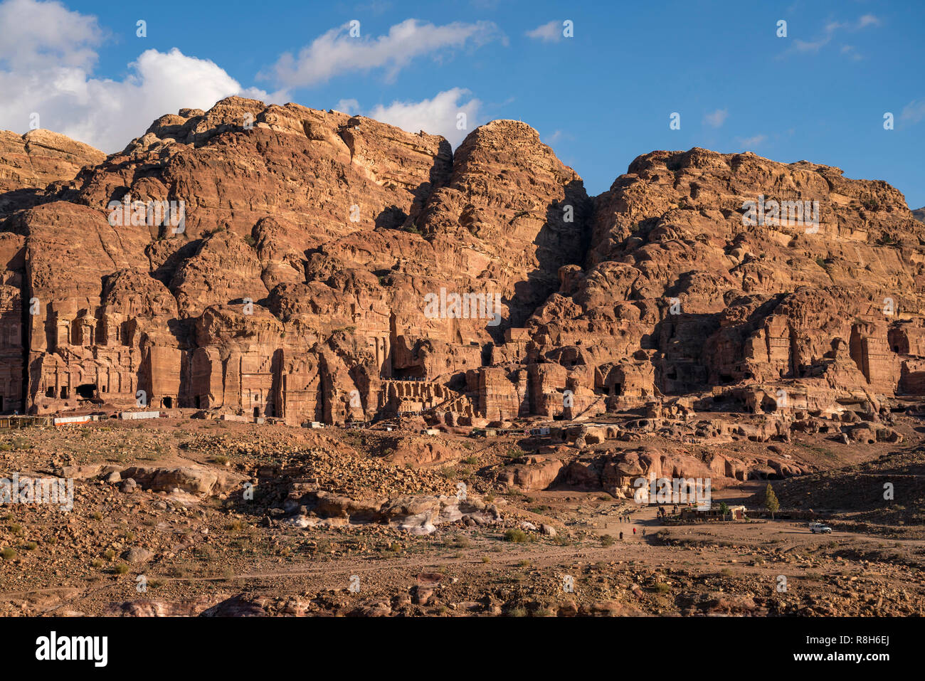 Gräber der Königswand, Petra, Jordanien, Asien |   The Royal Tombs,  Petra, Jordan, Asia Stock Photo