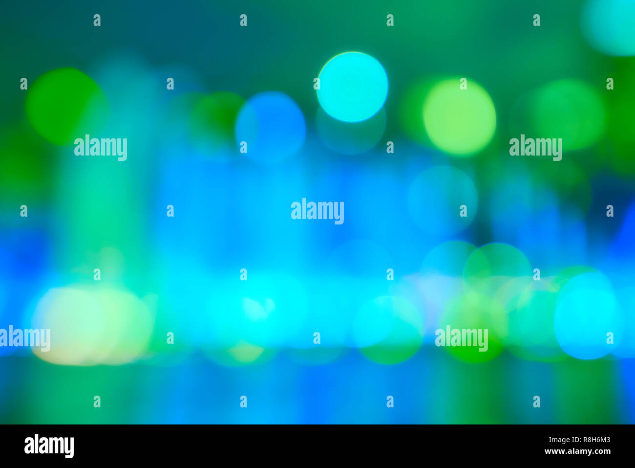 Artistic bokeh background. Defocused circular colorful lights. Without ...