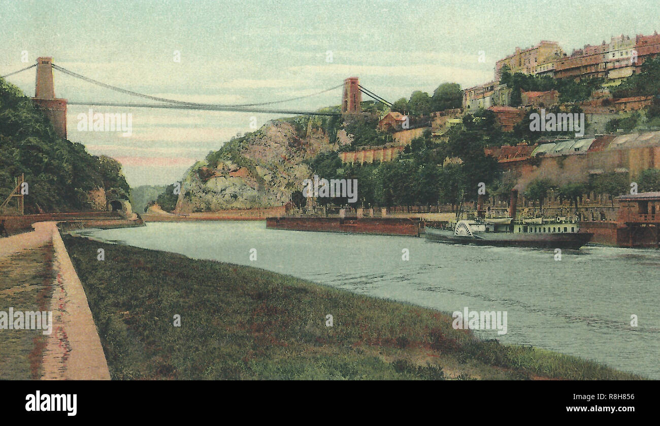 Clifton suspension bridge banner hi-res stock photography and images ...