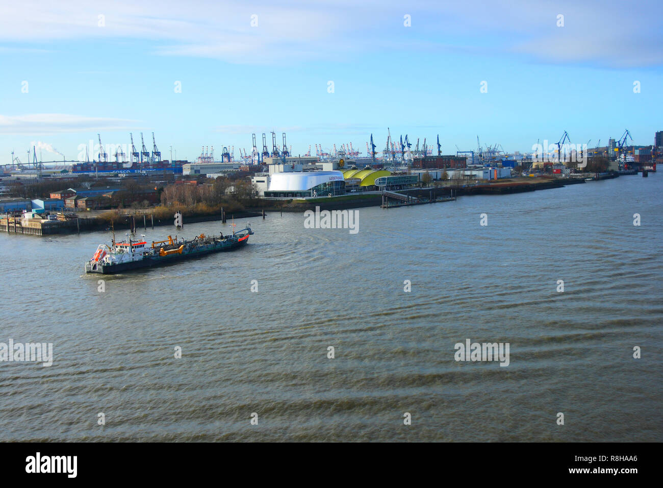 Hamburg Harbour. Germany Stock Photo