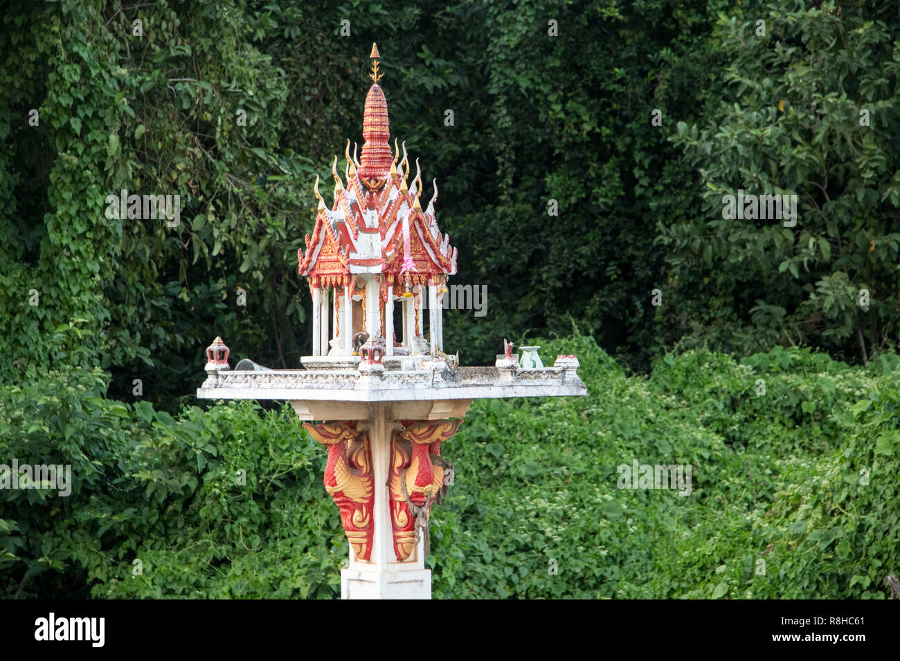 spirit House with nature Stock Photo Alamy