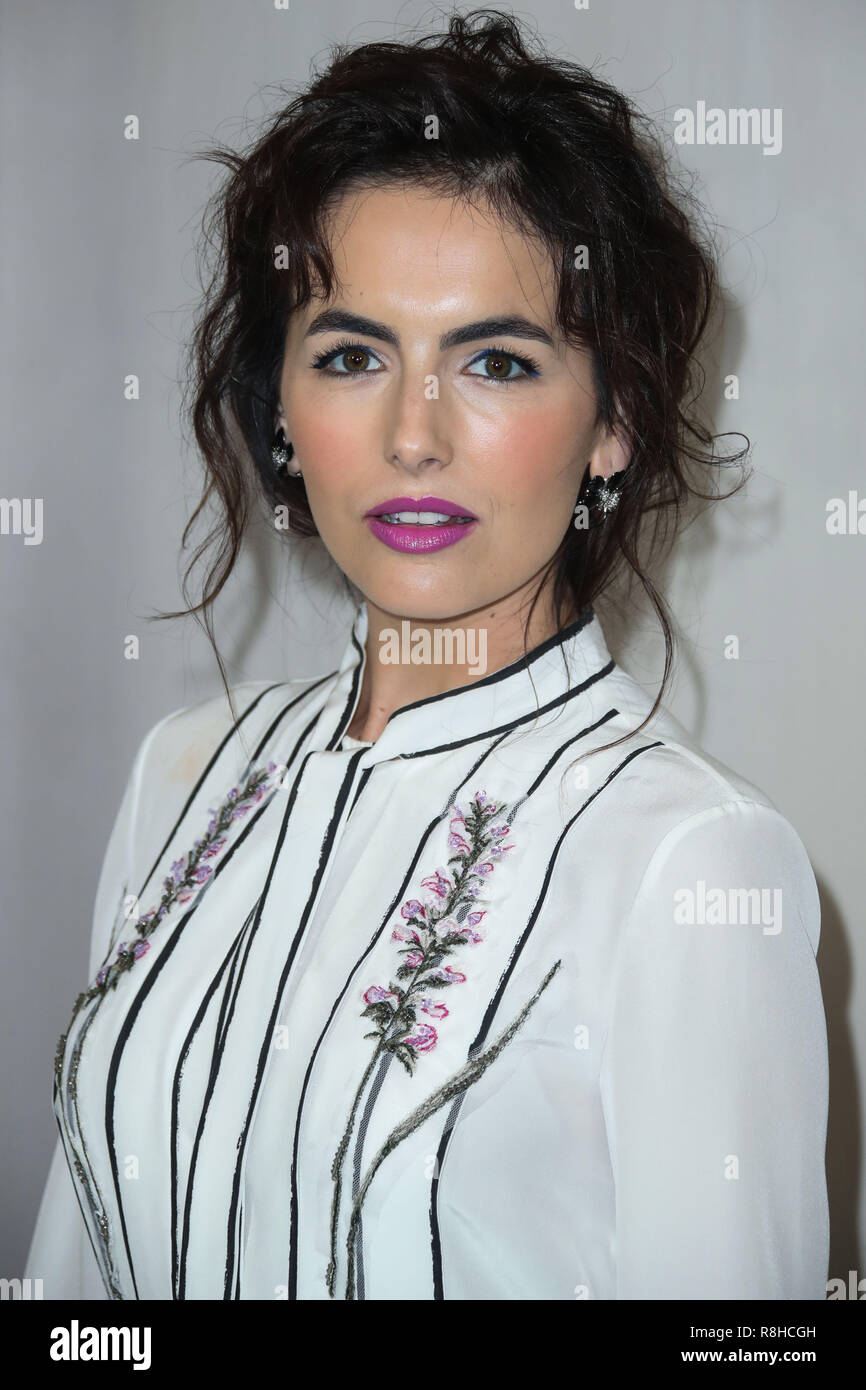 WESTWOOD, LOS ANGELES, CA, USA - OCTOBER 14: Actress Camilla Belle wearing a Bottega Veneta dress arrives at the Hammer Museum 15th Annual Gala in the Garden held at Hammer Museum on October 14, 2017 in Westwood, Los Angeles, California, United States. (Photo by Xavier Collin/Image Press Agency) Stock Photo