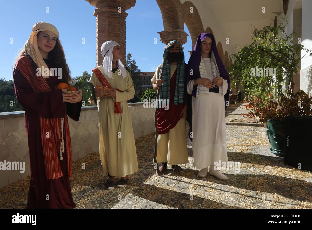 The angels and all the shepherds hi res stock photography and