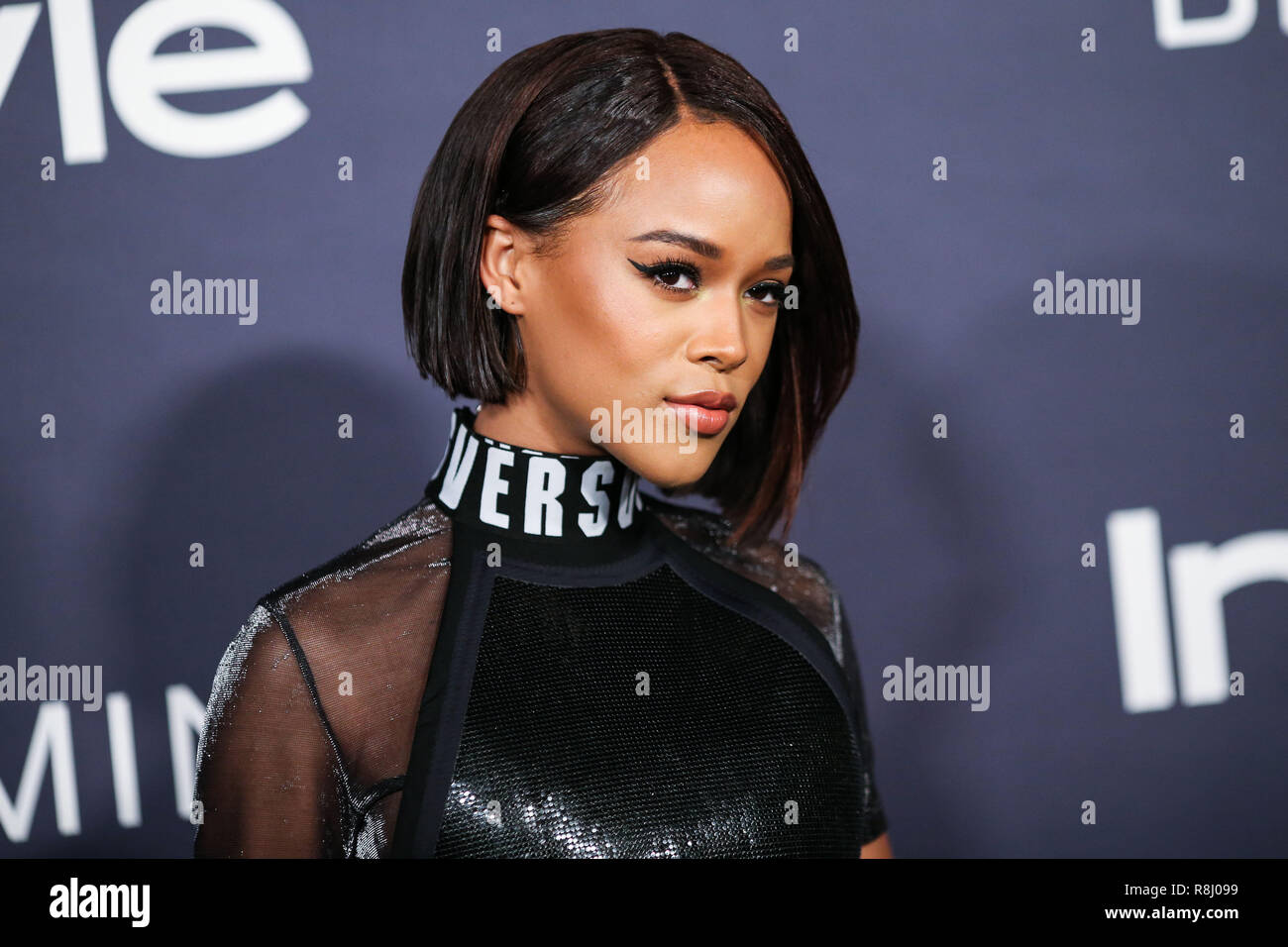LOS ANGELES, CA, USA - OCTOBER 23: Actress Serayah McNeill wearing a
