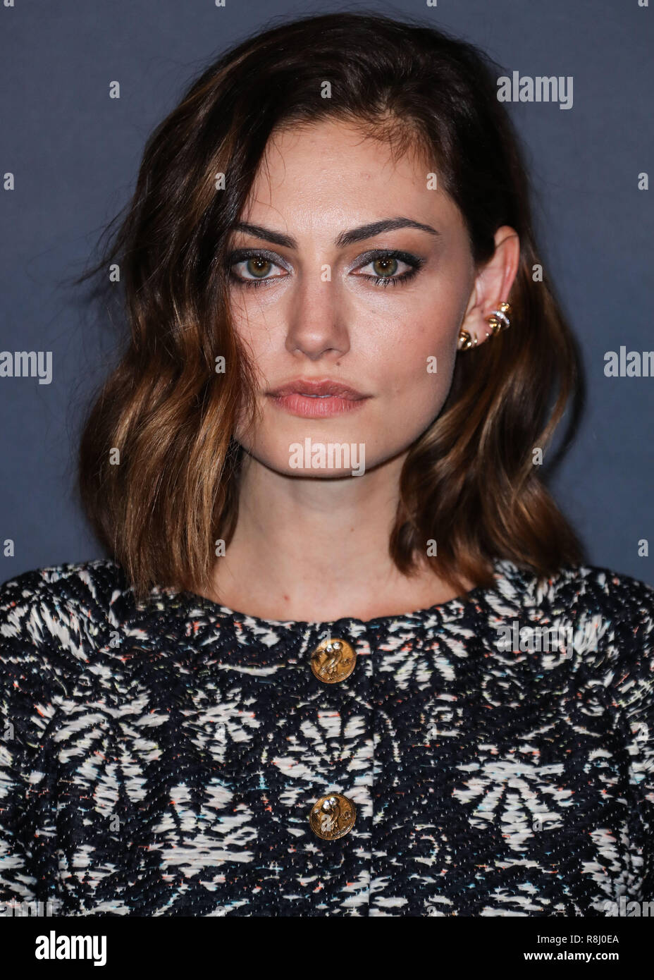 LOS ANGELES, CA, USA - OCTOBER 23: Actress Phoebe Tonkin wearing Chanel  arrives at the InStyle Awards 2017 held at the Getty Center on October 23,  2017 in Los Angeles, California, United