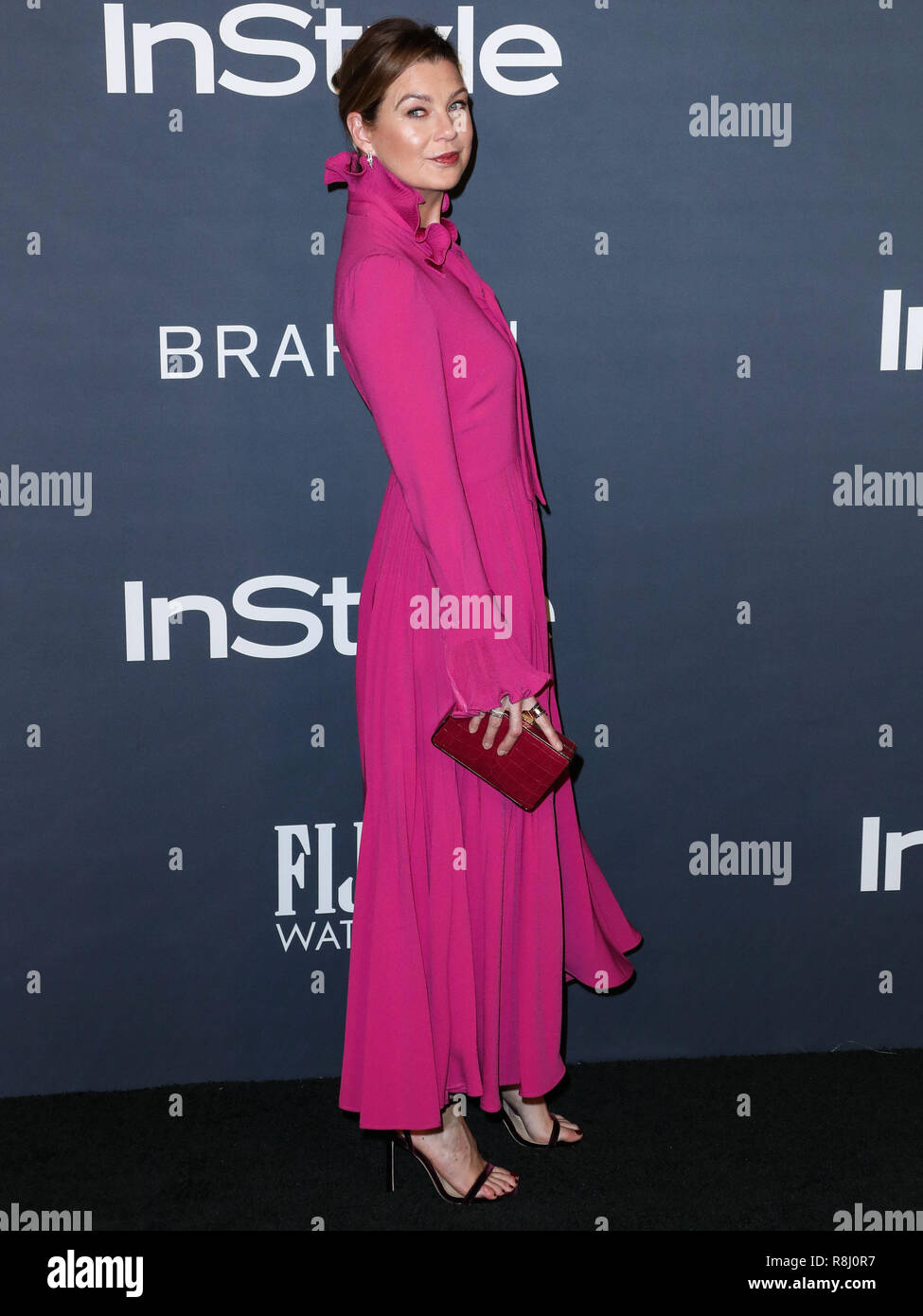 LOS ANGELES, CA, USA - OCTOBER 23: Ellen Pompeo at the InStyle Awards 2017 held at the Getty Center on October 23, 2017 in Los Angeles, California, United States. (Photo by Xavier Collin/Image Press Agency) Stock Photo