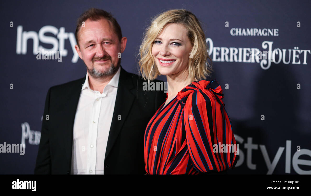 LOS ANGELES, CA, USA - OCTOBER 23: Andrew Upton, Cate Blanchett at the InStyle Awards 2017 held at the Getty Center on October 23, 2017 in Los Angeles, California, United States. (Photo by Xavier Collin/Image Press Agency) Stock Photo
