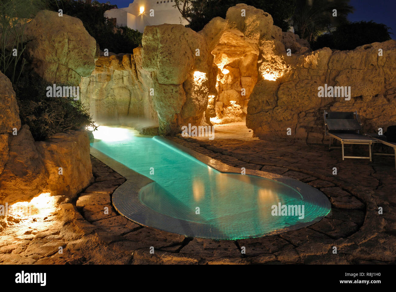 Swimming pool of Elisir spa at Domina Coral Bay hotel. Sharm el Sheikh.  Egypt Stock Photo - Alamy