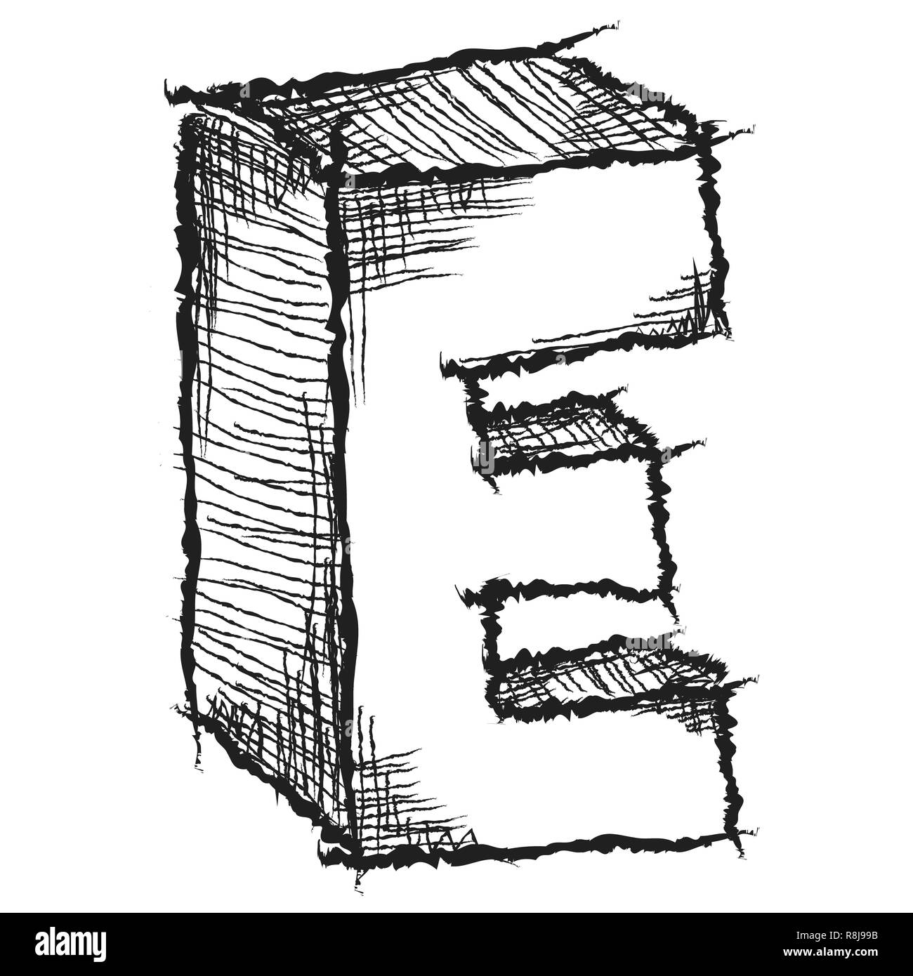 Letter E Drawing Hi res Stock Photography And Images Alamy