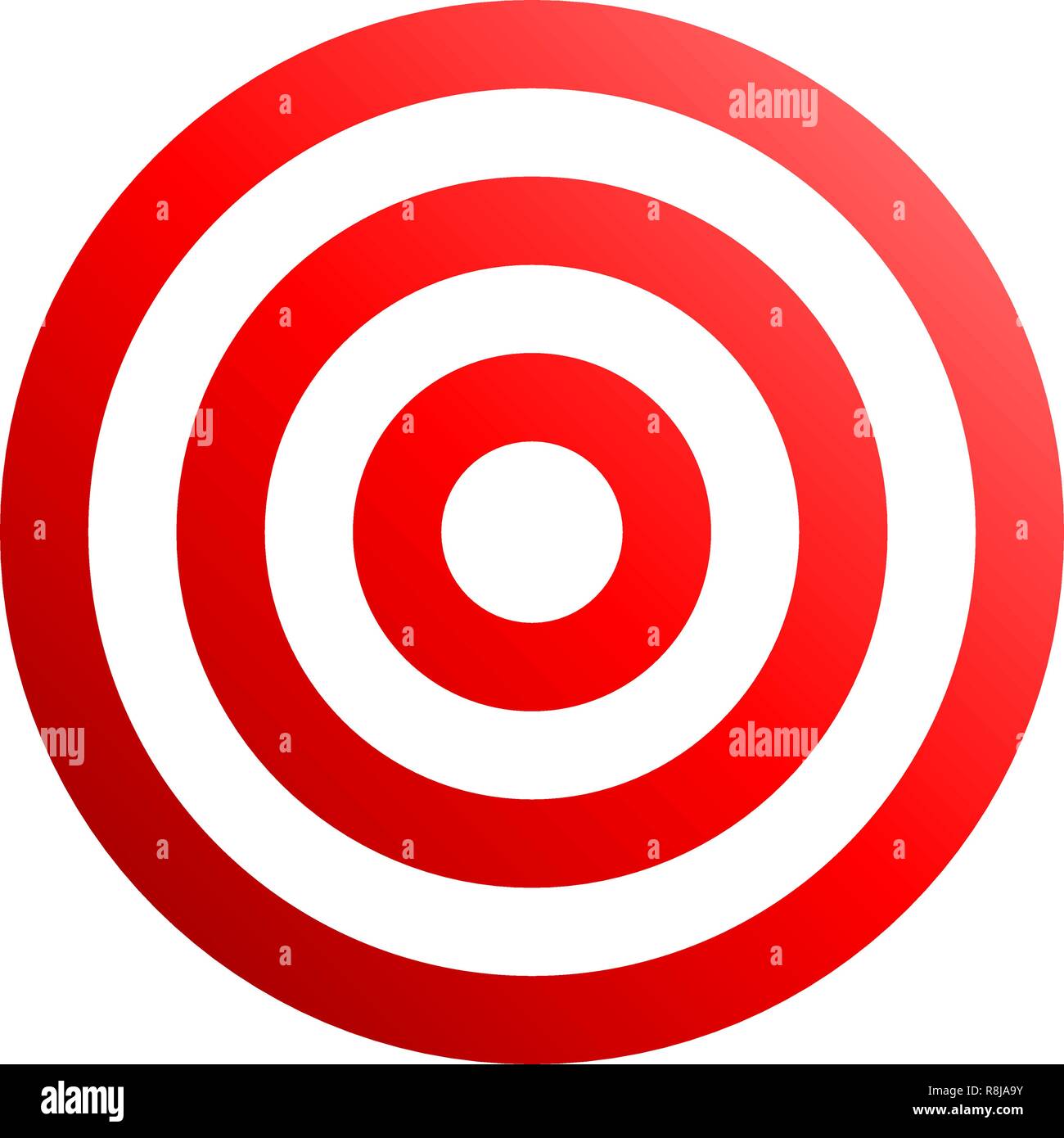 Target sign - red gradient transparent, isolated - vector illustration ...