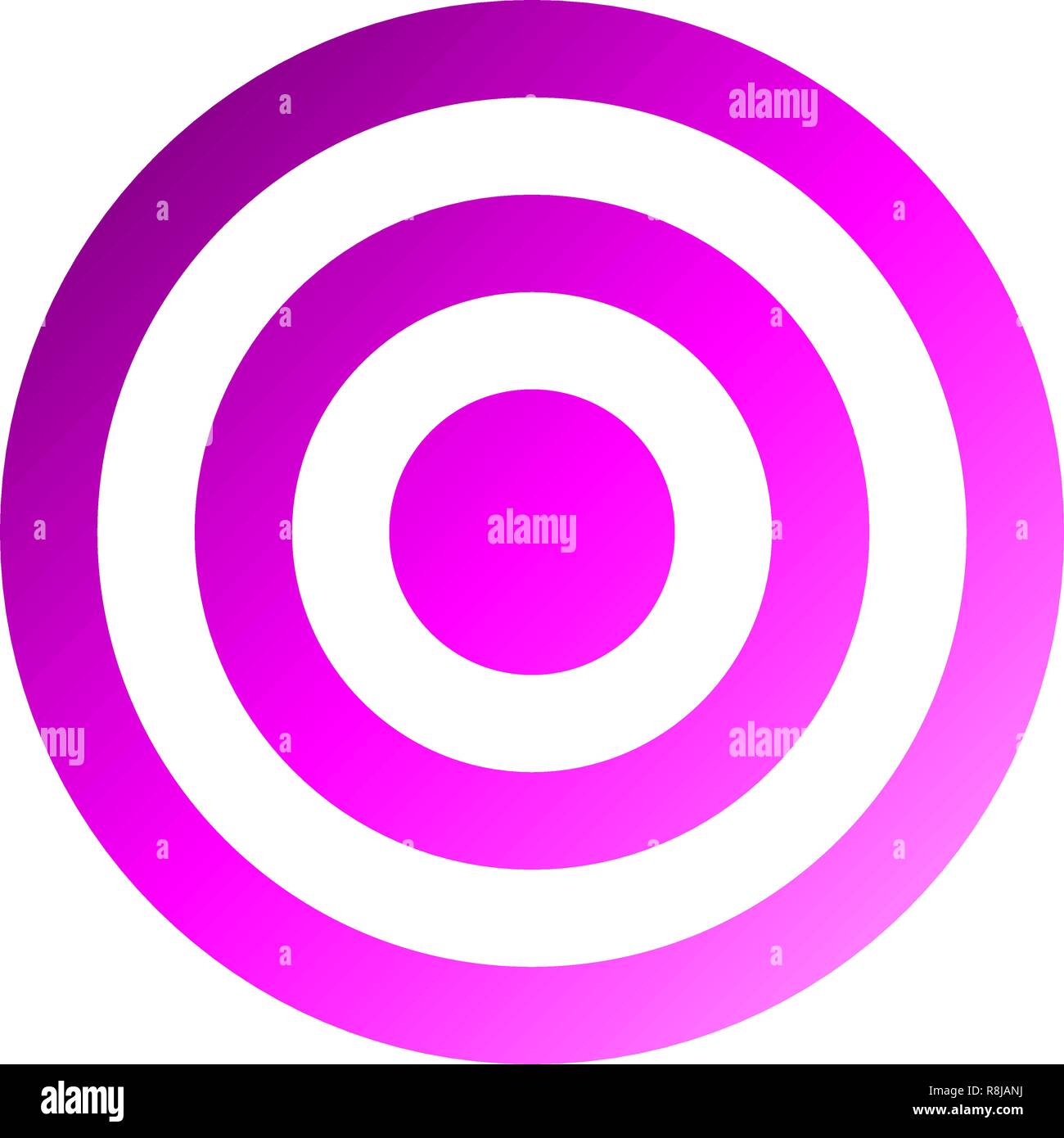 Target sign - purple gradient transparent, isolated - vector ...