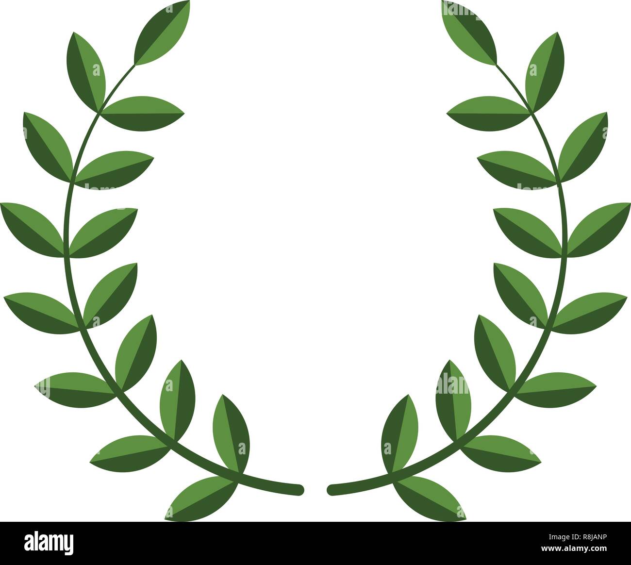 Laurel wreath vector symbol Stock Vector Image & Art Alamy
