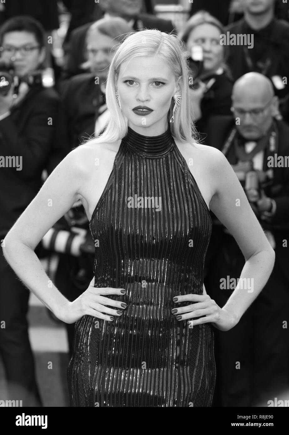 Lara Stone attends The Beguiled screening during the 70th annual Cannes Film Festival at Palais des Festivals on May 24, 2017 in Cannes, France. Stock Photo