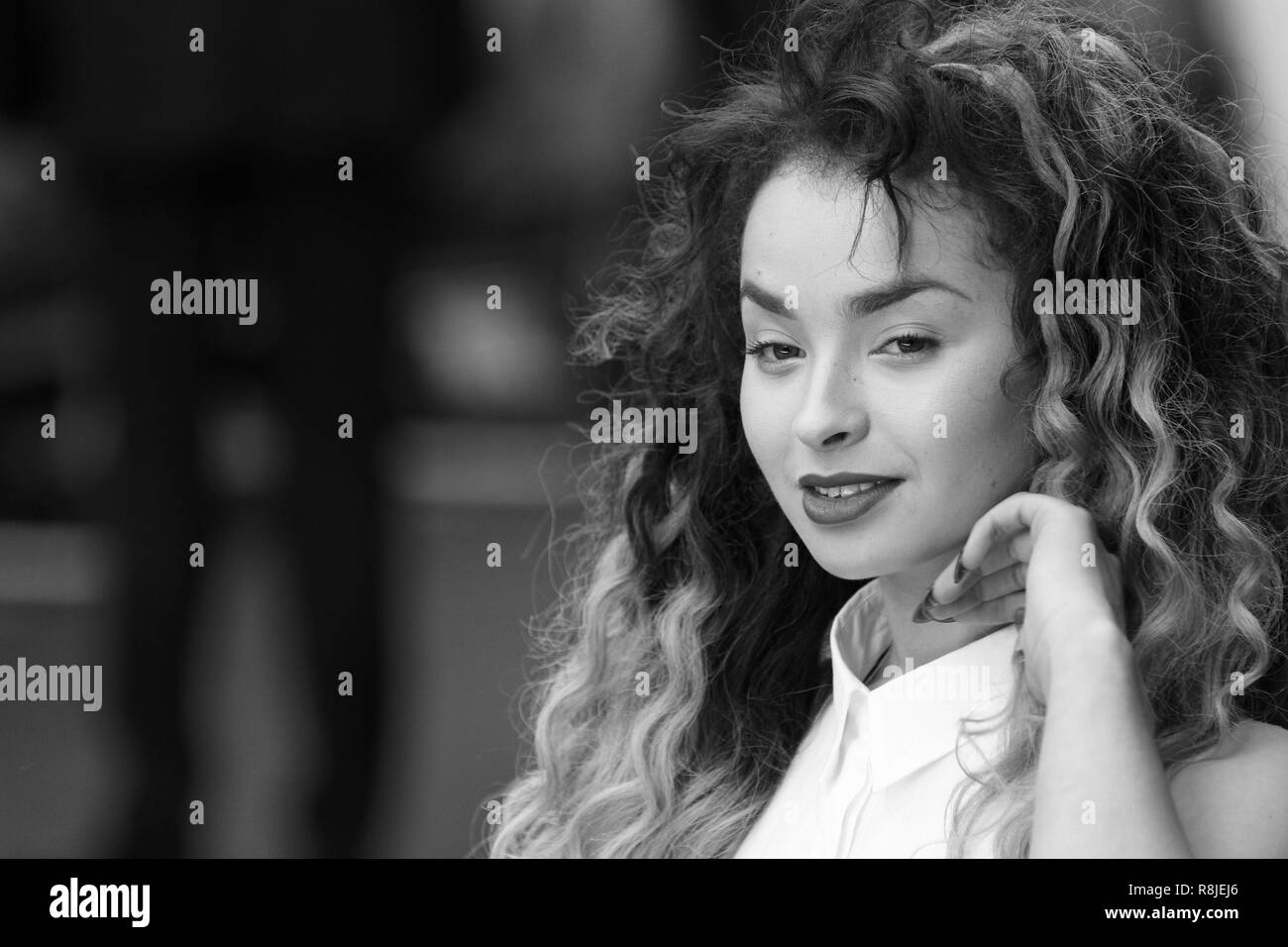 London, UK, 12th August 2014. Ella Eyre attends the UK Premiere of What if at the Odeon West End in London Stock Photo