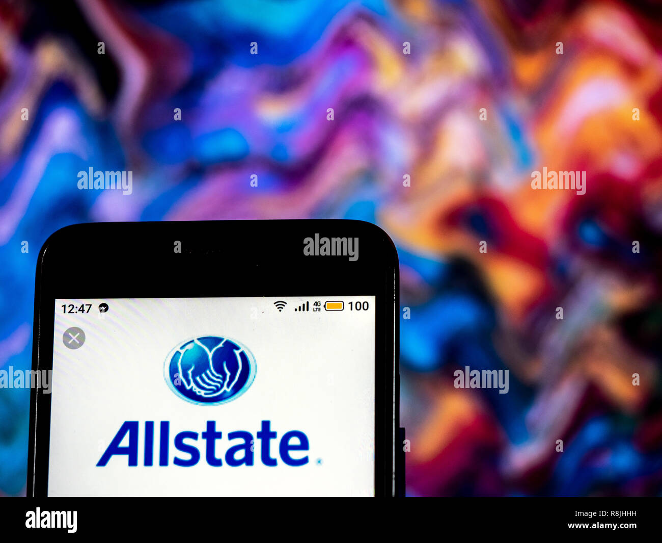 Allstate insurance logo hi-res stock photography and images - Alamy