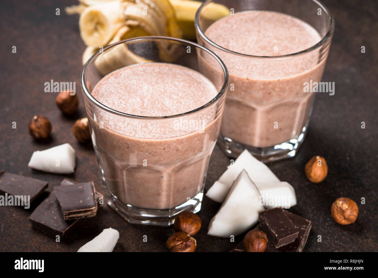 Banana chocolate milkshake hi-res stock photography and images - Alamy Banana chocolate milkshake hi-res stock photography and images - Alamy