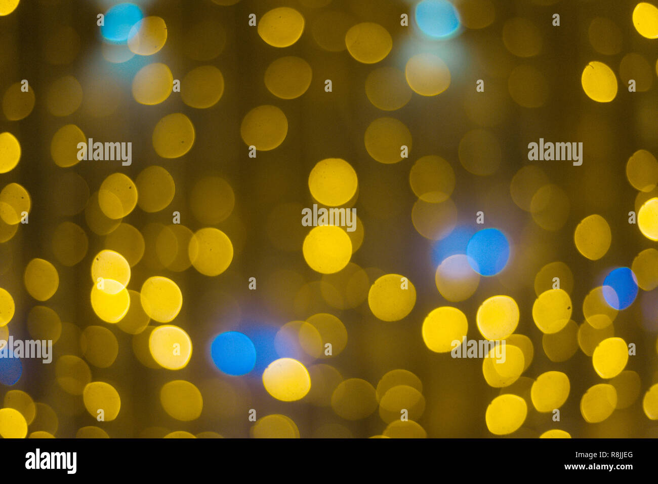 Beautiful Christmas gold bokeh background with blank copy space Stock ...