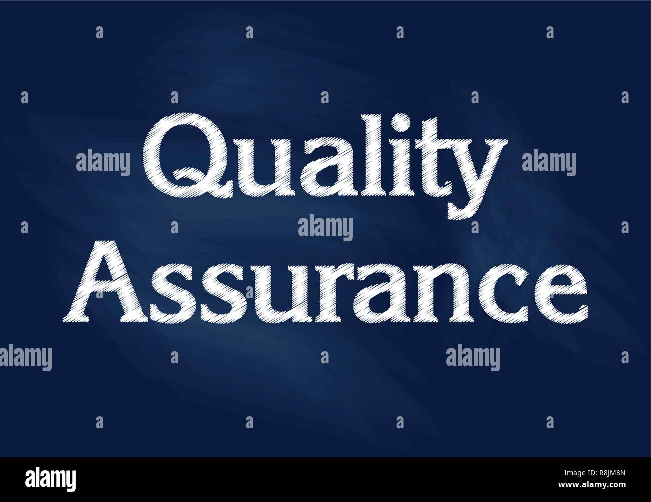 Quality assurance Business record Vector illustration for design Stock