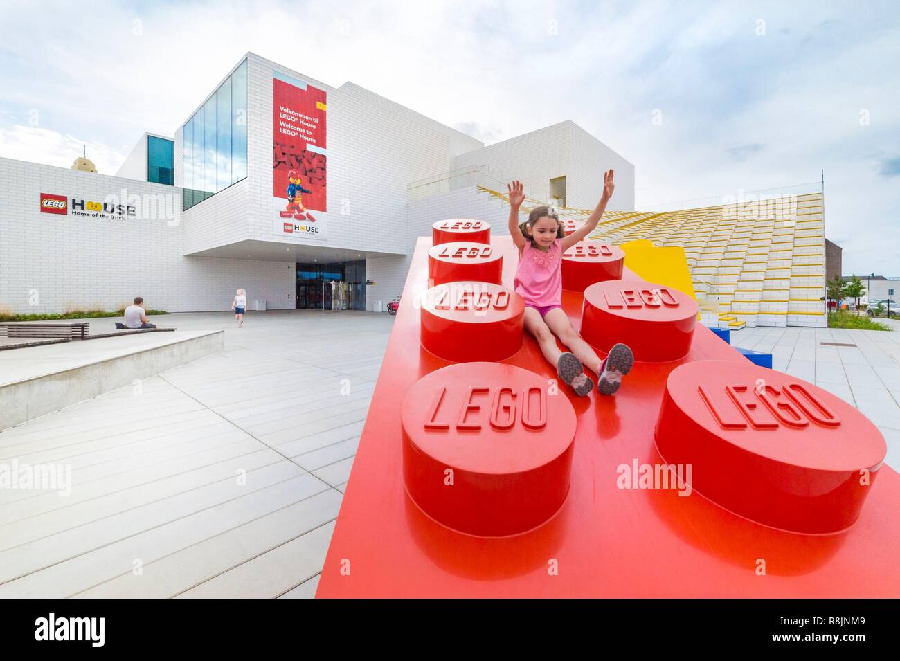 Denmark, Jutland, Billund, Lego® House is the Lego® experimental center for  the general public with 25 million bricks available over 12,000 m2 in six  zones: the red zone dedicated to creative skills,