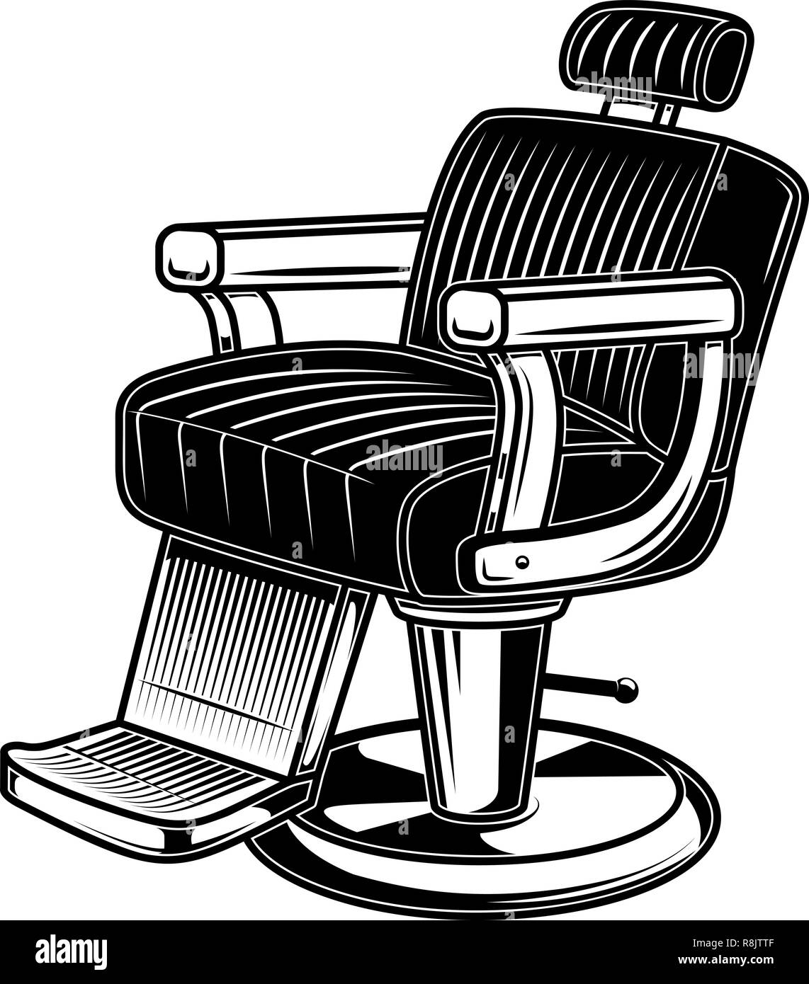 Barber Chair Drawing High Resolution Stock Photography and
