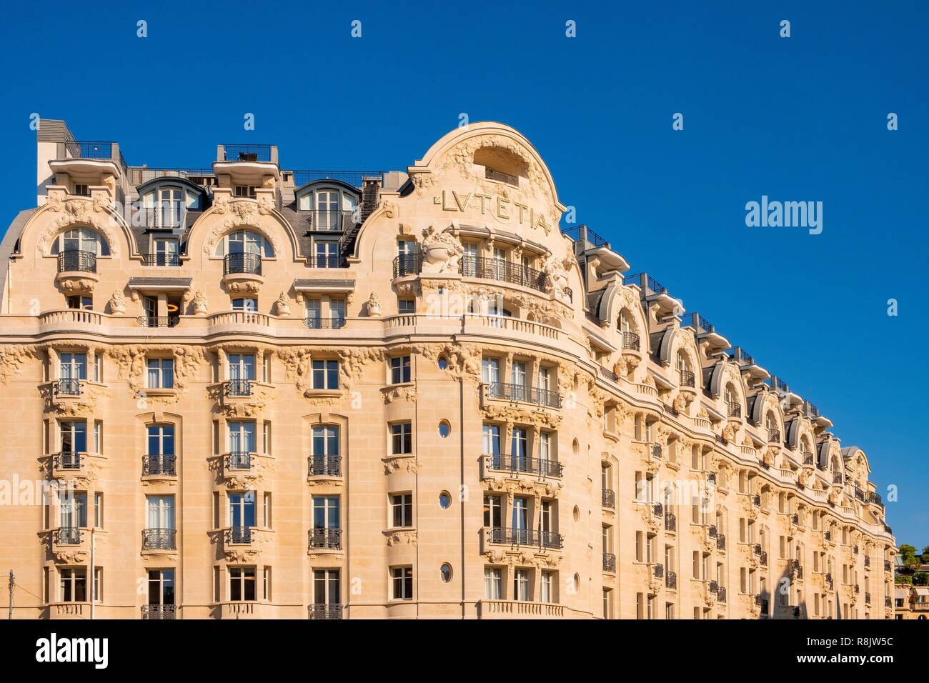 France, Paris, Saint Germain des Pres district, Hotel Lutetia Stock Photo