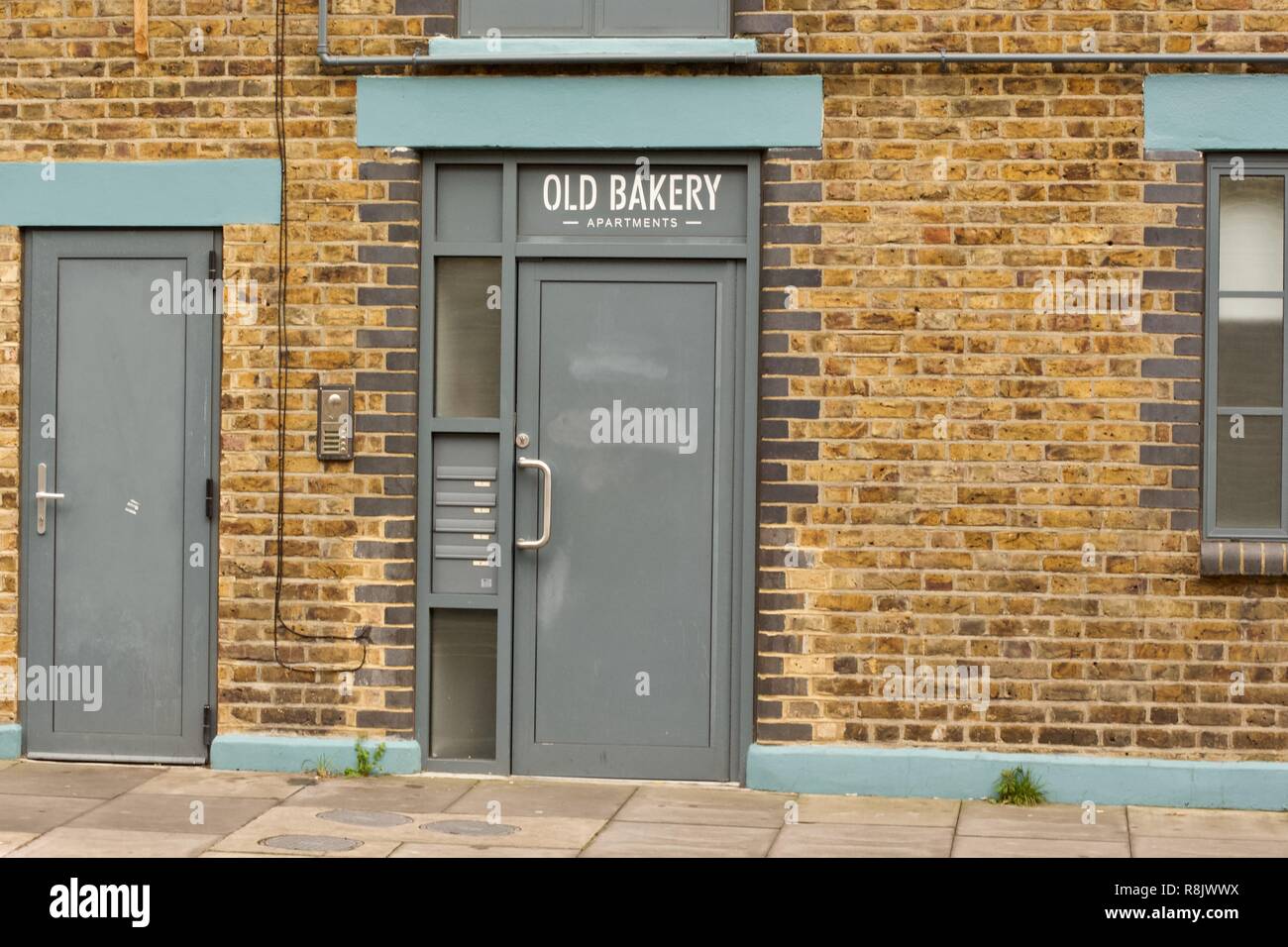 Old Bakery Apartments are converted flats from a bakery in Bow, East