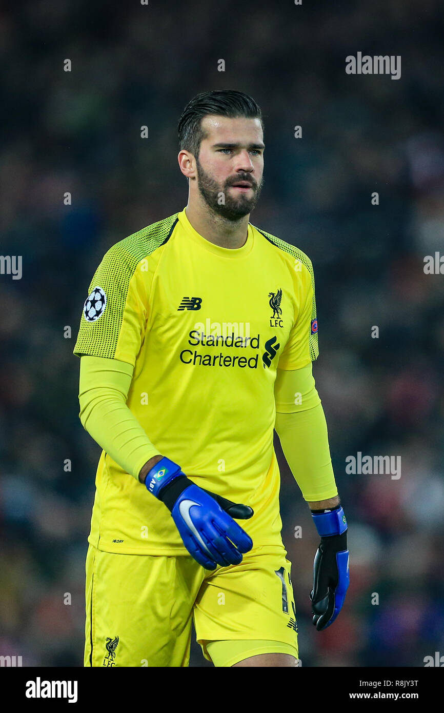 11th December 2018, Anfield, Liverpool, England; UEFA Champions League ...