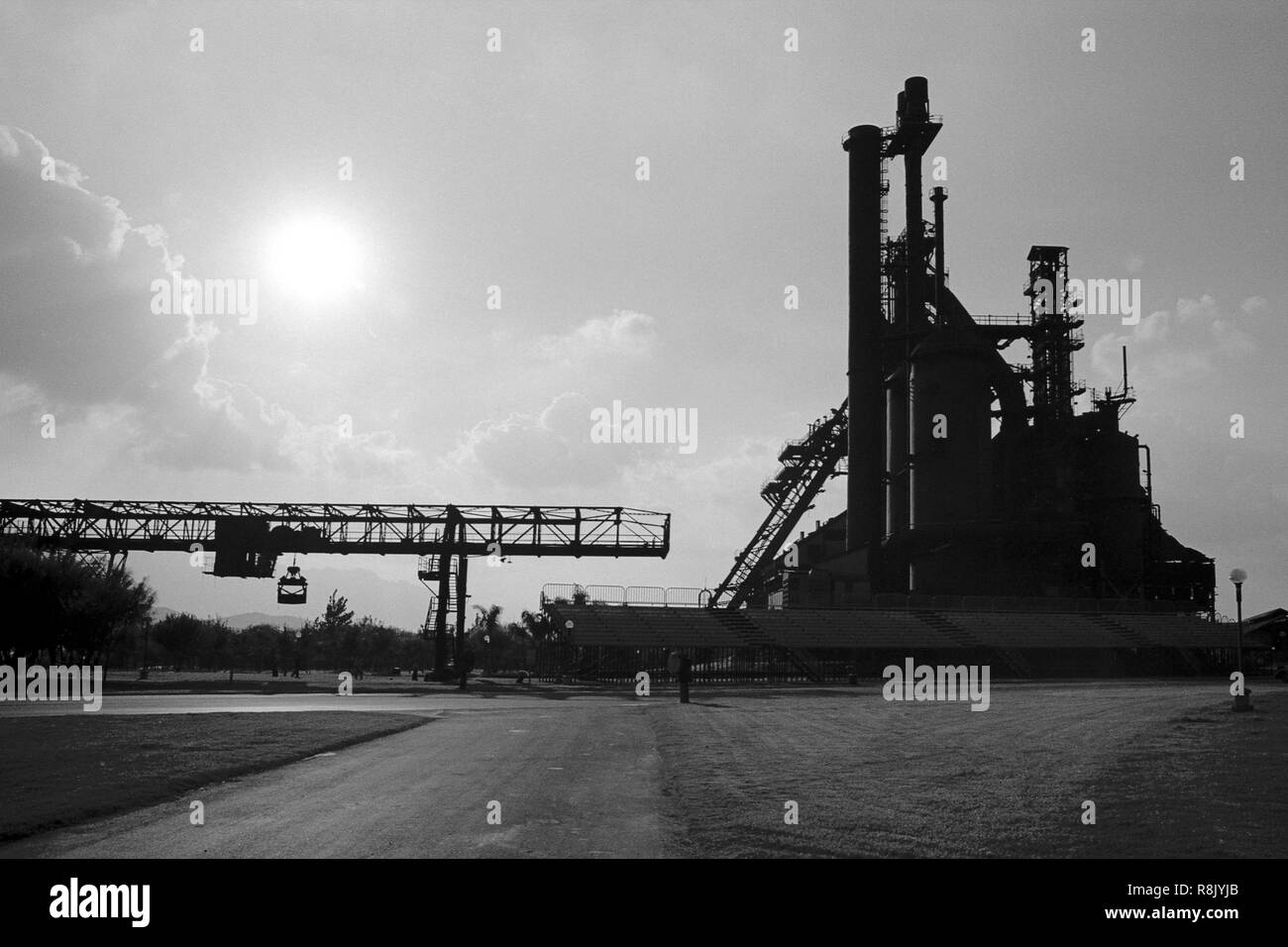 MONTERREY, NL/MEXICO - OCT 19, 2003 - Fundidora Park (once the Monterrey Steel Foundry Company). View detail remains the same. Stock Photo