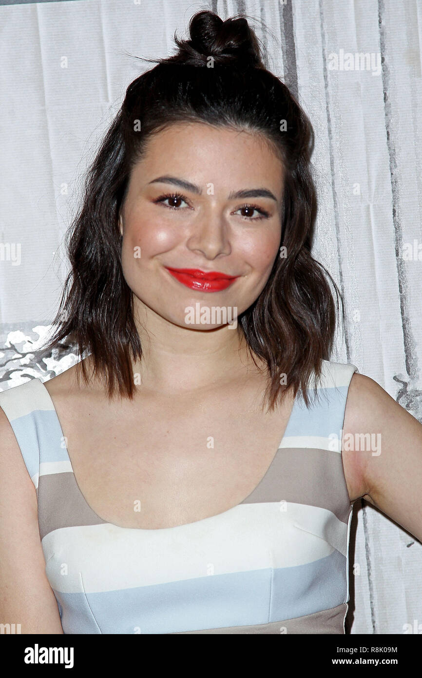 NEW YORK, NY - DECEMBER 07: Build presents Miranda Cosgrove discussing