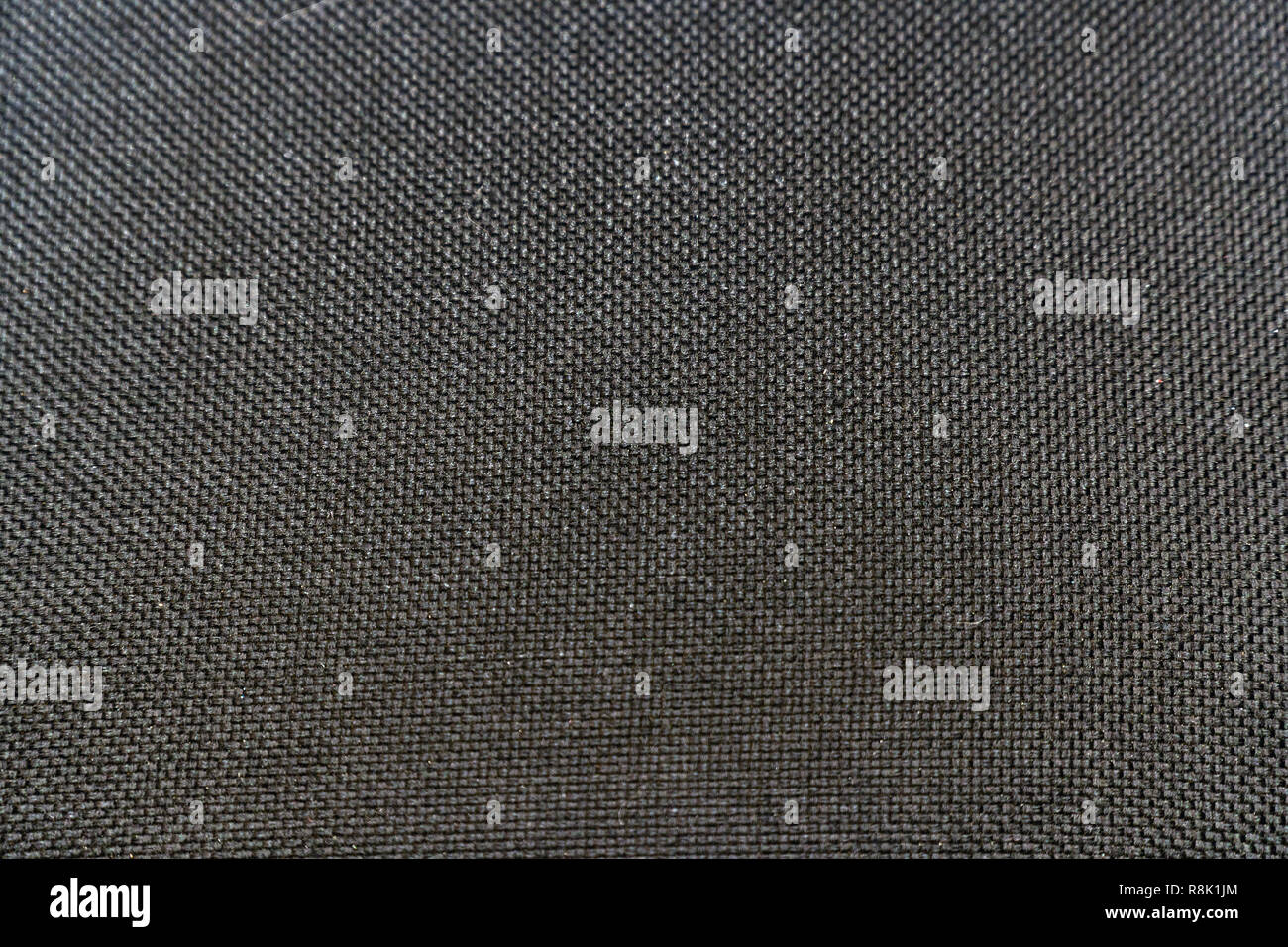 Texture of roughly woven grey fabric for background Stock Photo