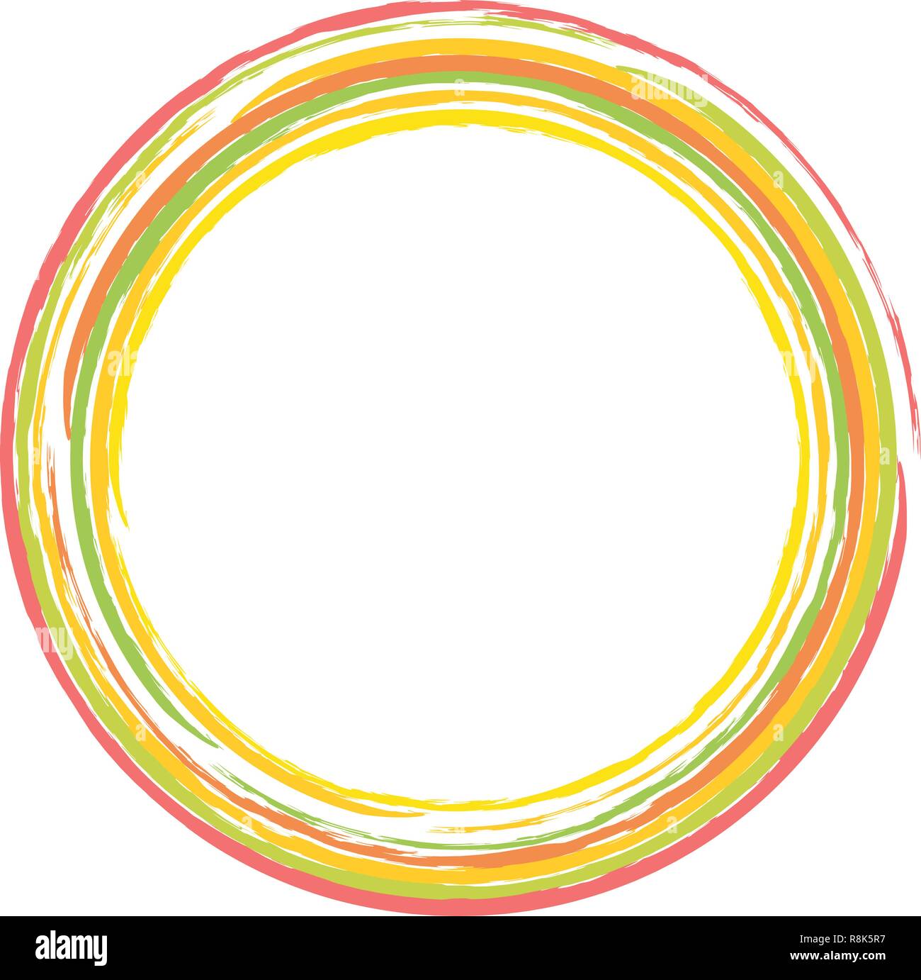 Colorful round frame Stock Vector Images - Alamy