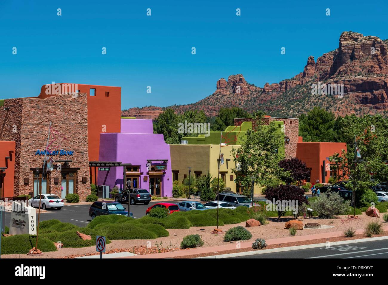United States, Arizona, Sedona, between Phoenix and Grand canyon, city ...