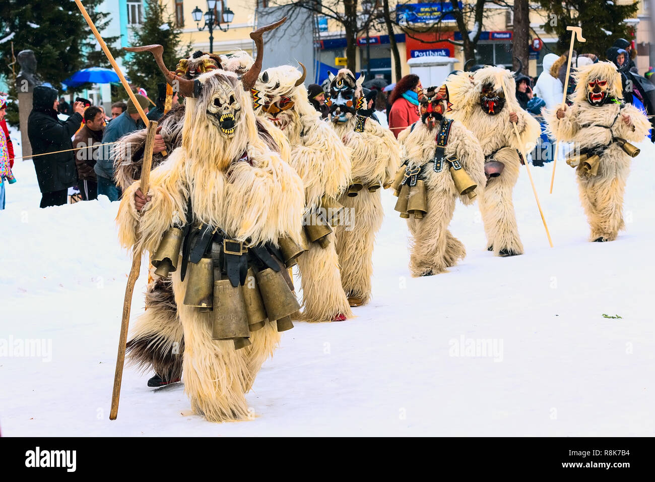 razlog-bulgaria-january-14-2017-people-in-traditional-carnival