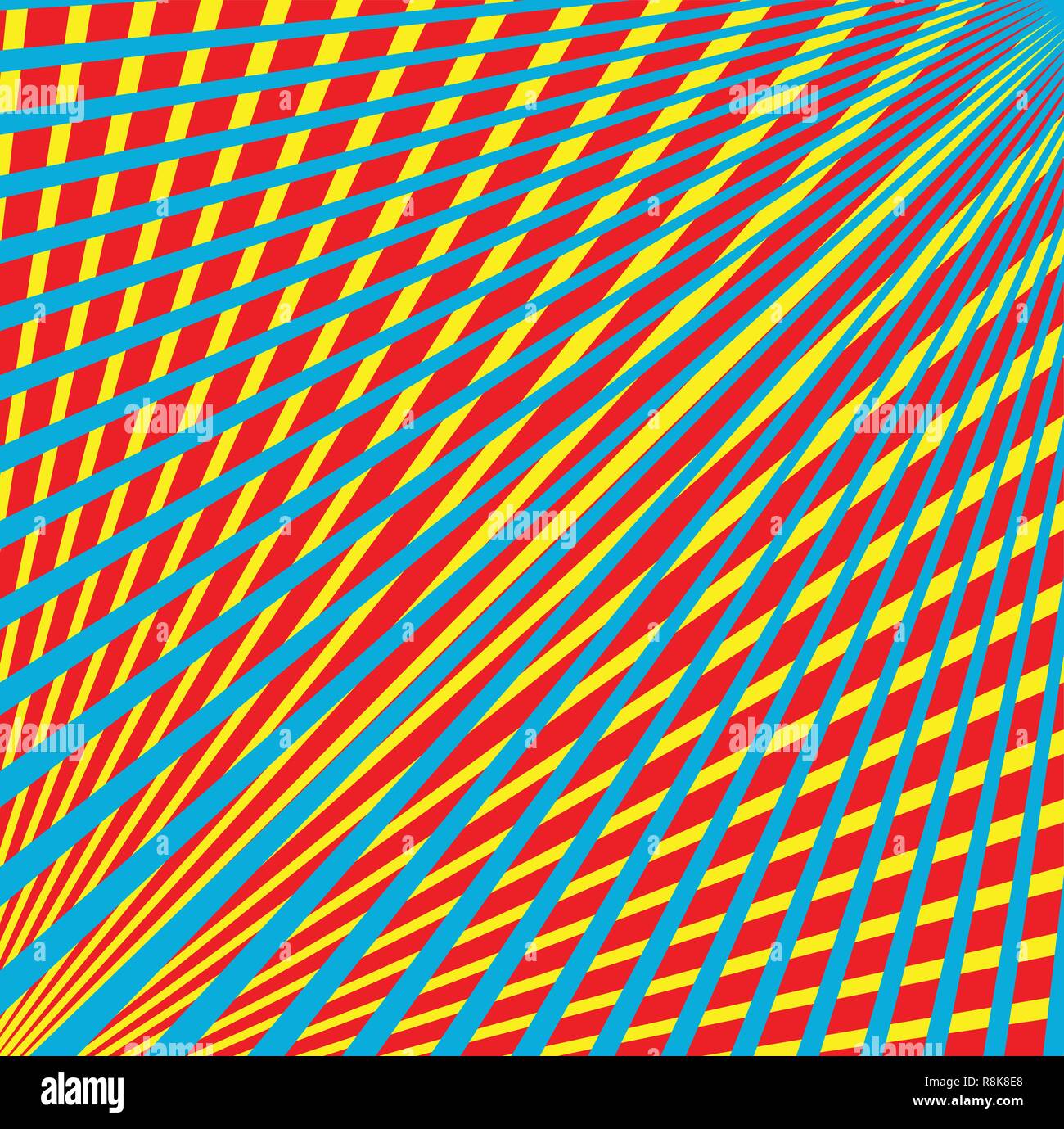 Multi colored converging lines Stock Vector Image & Art Alamy