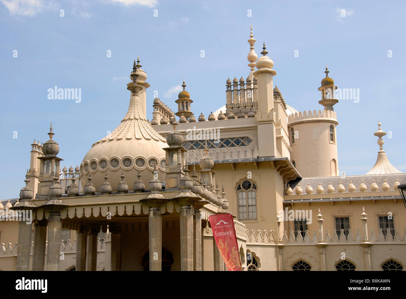 The Royal Pavilion, Brighton, East Sussex, England Stock Photo