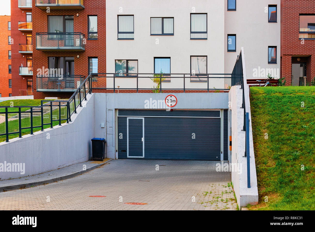 Modern Residential Apartment Home Building Architecture With