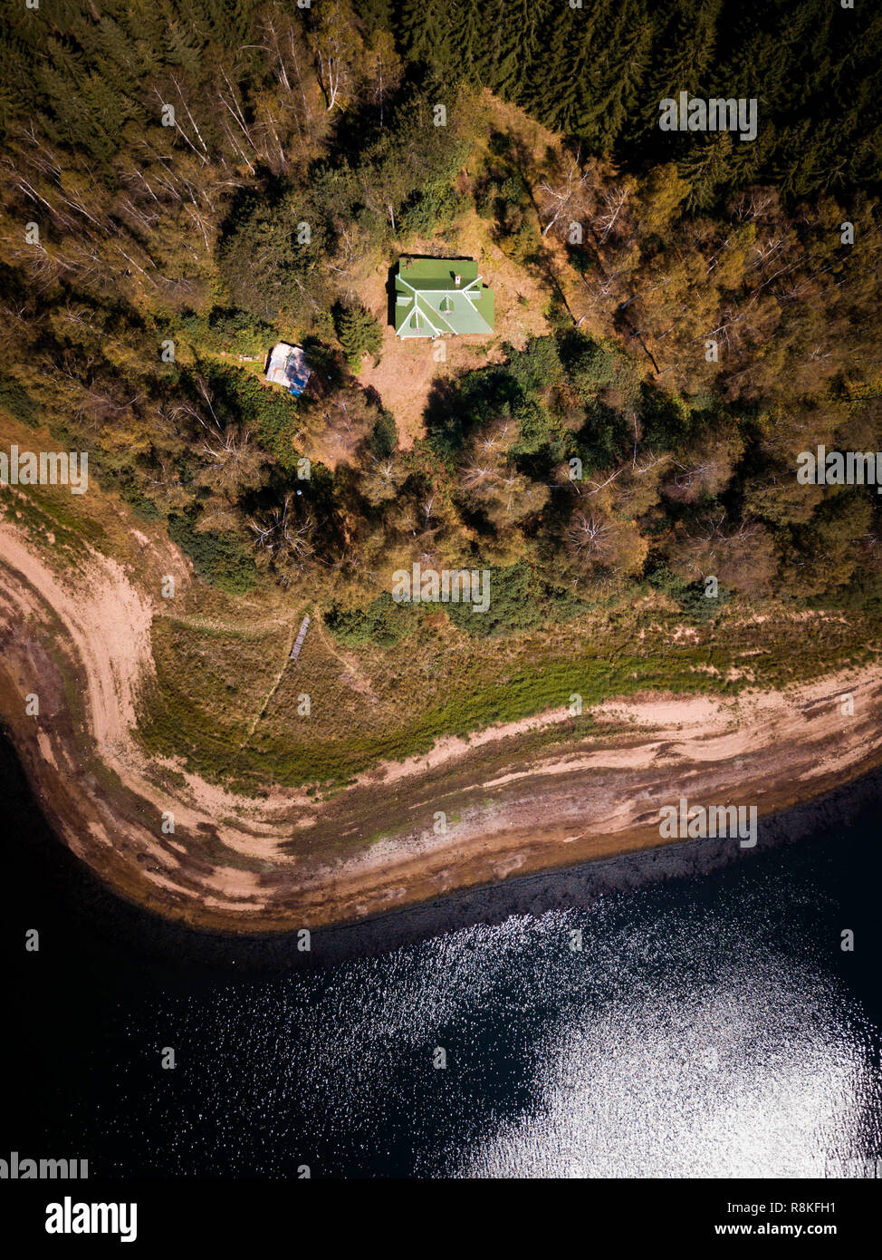 Top view beautiful country cottage hi-res stock photography and images ...