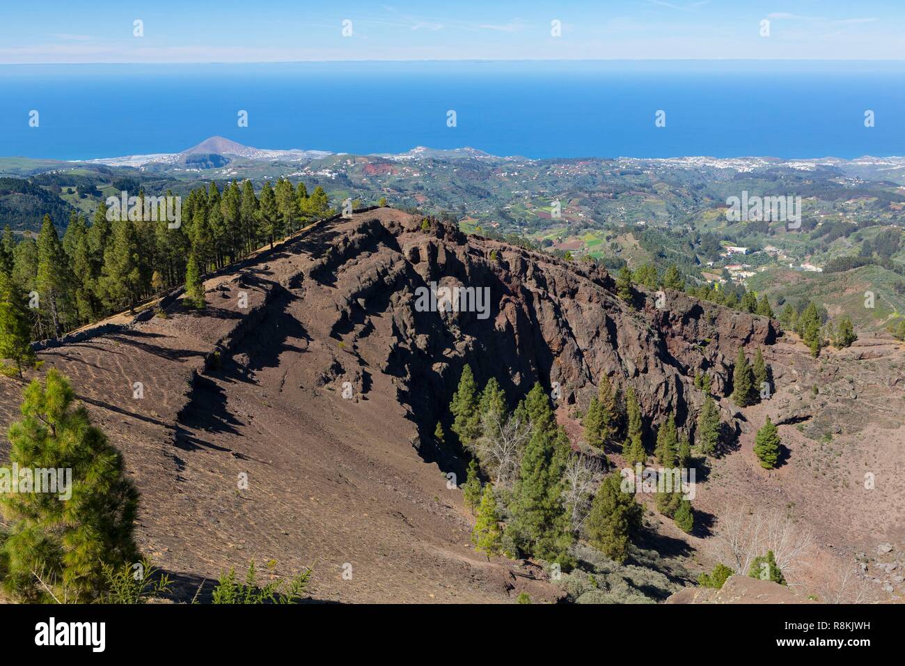 Spain, Canary Islands, Gran Canaria Island, caldera de Los Pinos de Galdar  Stock Photo - Alamy