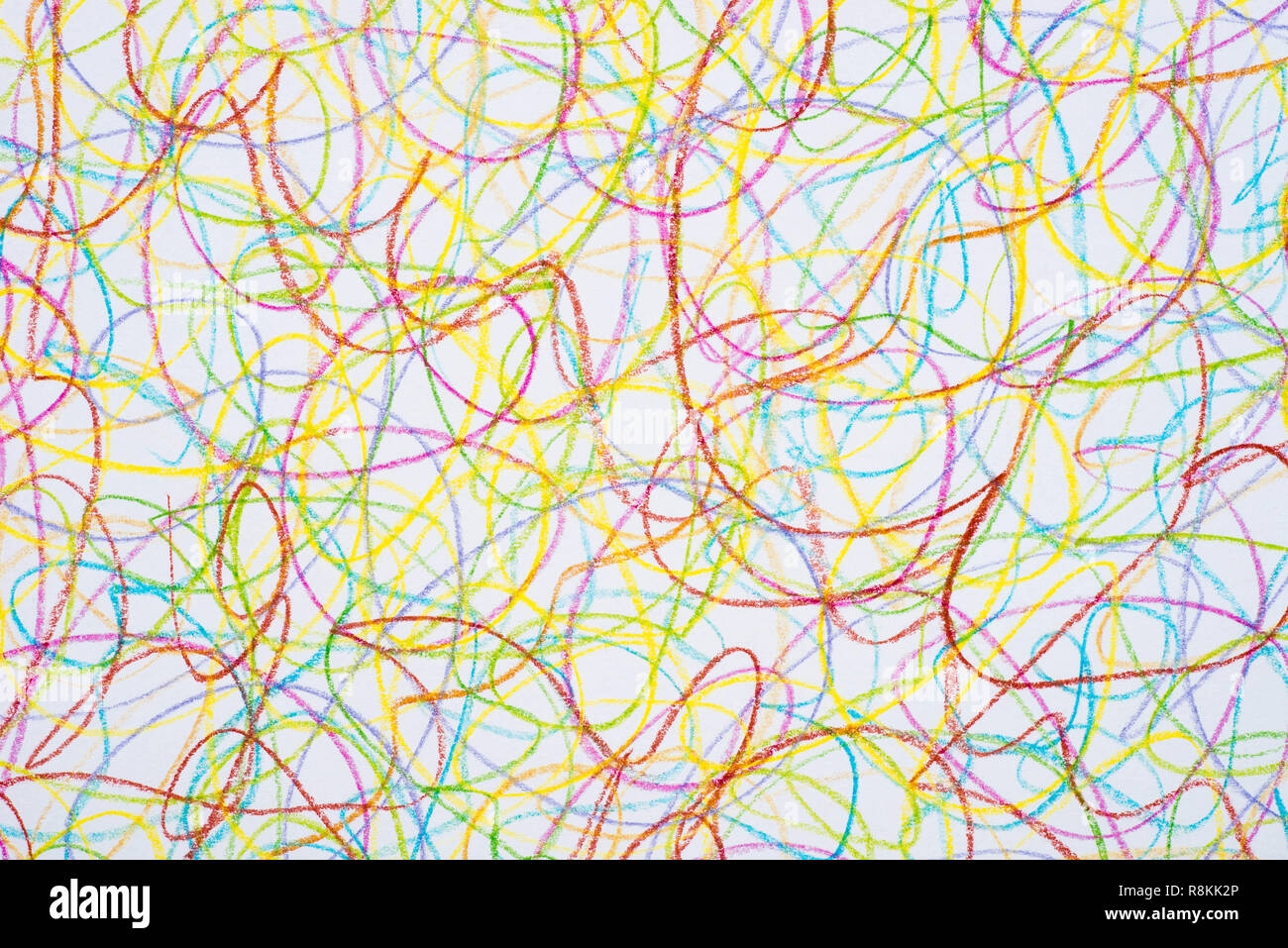 multicolored crayon doodle background texture Stock Photo Alamy