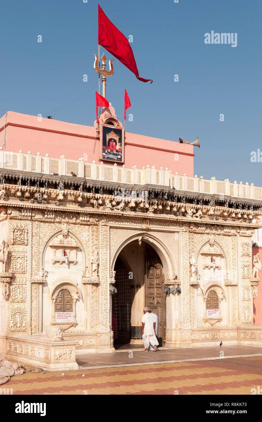India, Rajasthan State, Bikaner, Karni Mata Rat Temple Stock Photo