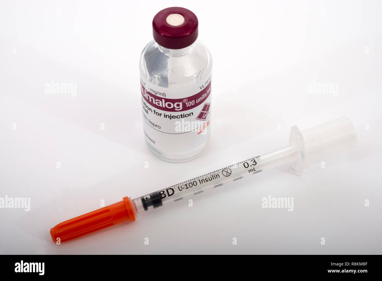 100 Units Insulin Syringe Hi Res Stock Photography And Images Alamy