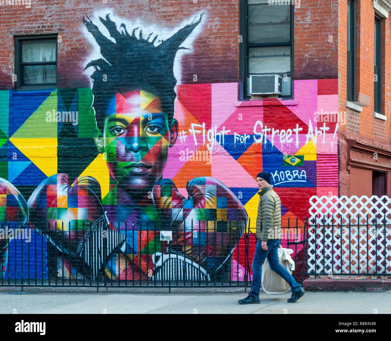 Street art graffiti williamsburg brooklyn hi-res stock photography and ...