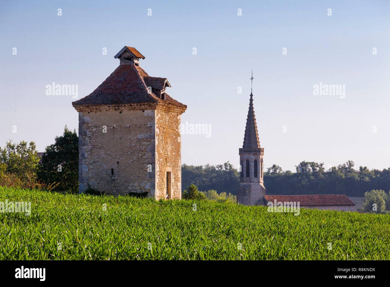 France, Gers, Sarrant, labelled Les Plus Beaux Villages de France (the ...