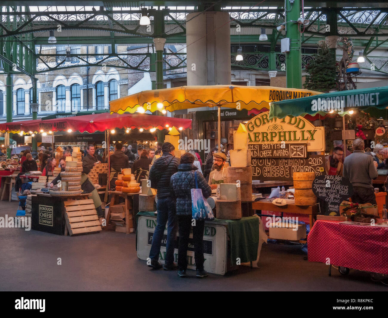 Borough Market in Bermondsey South East London Stock Photo