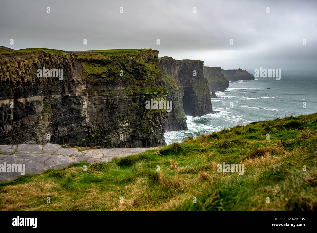Cliffs of Moher in Ireland Stock Photo