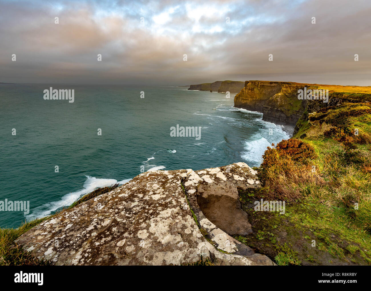 Cliffs of Moher in Ireland Stock Photo