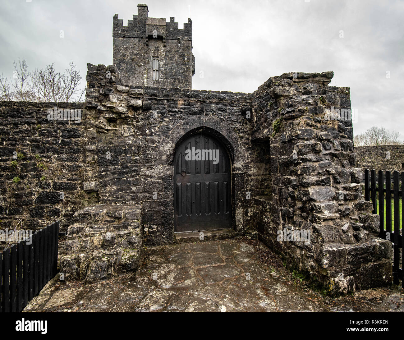 Aughnanure Castle in County Galway in Ireland Stock Photo