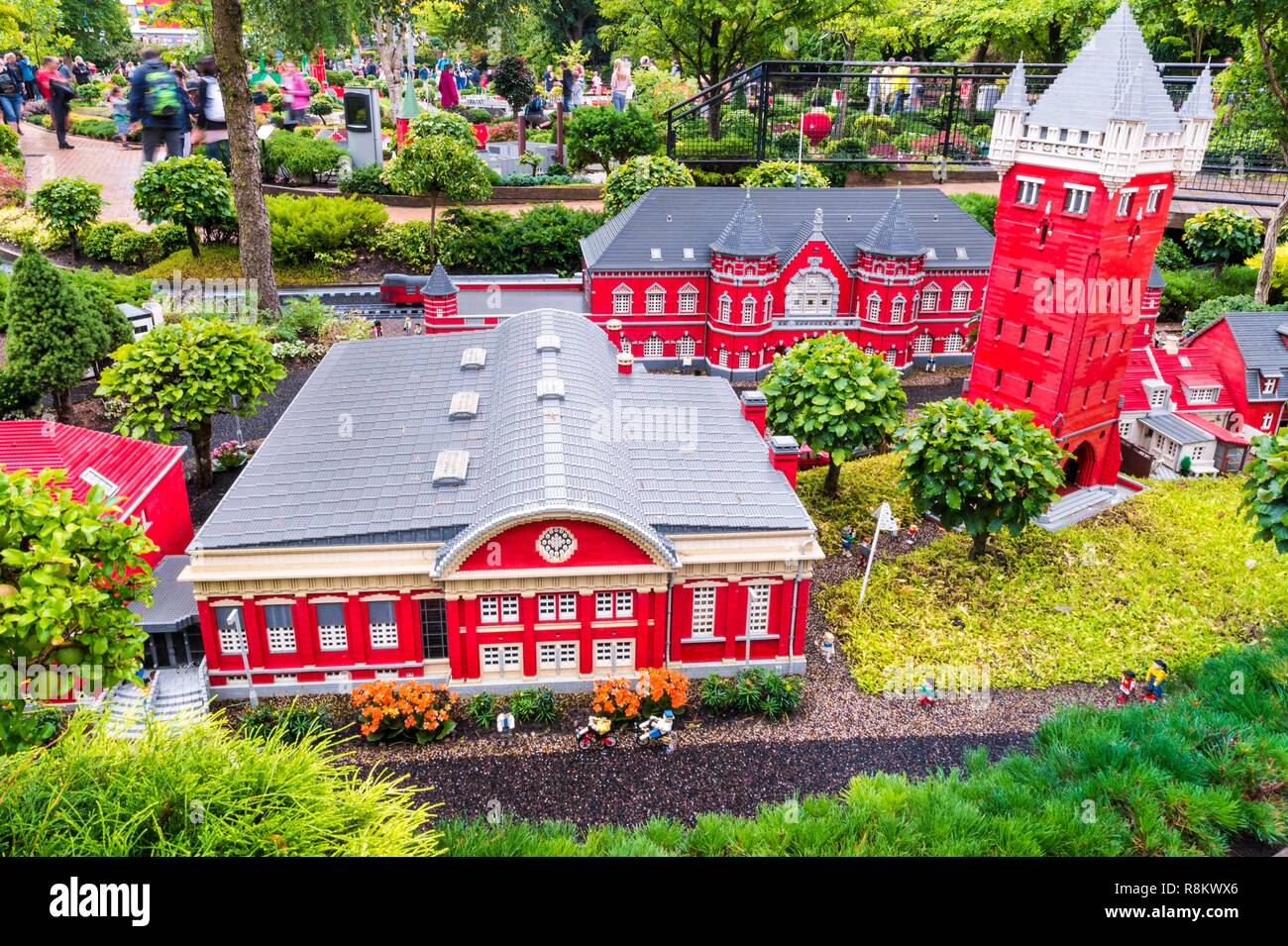 Denmark Jutland Billund Legoland Billund is the first Legoland Park established in 1968 near the headquarters of the Lego company the term Lego is derived from the Danish Leg godt meaning plays